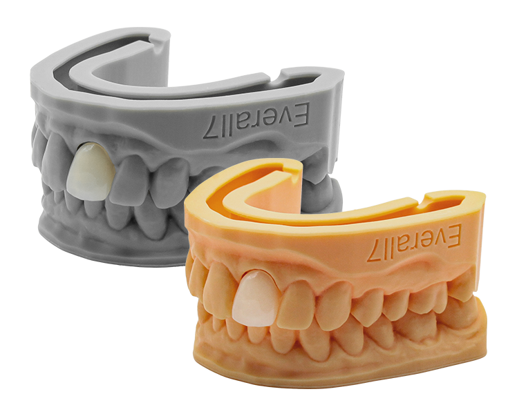 Modele łuków zębowych wydrukowane w technologii 3D z żywicy stomatologicznej
